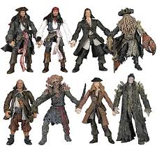 ^ pirates of the caribbean: Pirates Of The Caribbean 2 Dead Man S Chest Set Of 8 672562