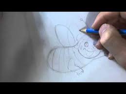 تعليم الرسم كيفية رسم شخصية النحلة زينة youtube art drawings drawings art