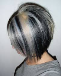 Pictures Of Black Hair With White Silver Highlights Yahoo Answers Hair Highlights Hair Hair Styles