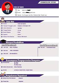 Contoh Membuat Cv Menarik Dan Berkas Siap Isi Png Masasinfo Com