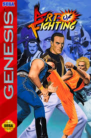 Art if fighting for Sega Genesis
