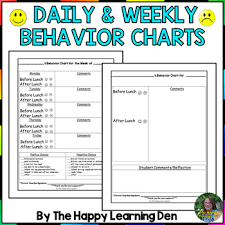 Daily And Weekly Behavior Chart