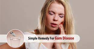 Simple Remedy For Gum Disease Rinse Your Mouth Every Day With Warm Salt Water To Reduce Inflammation And To Kill Bacteria G Gum Disease Dental Health Dental