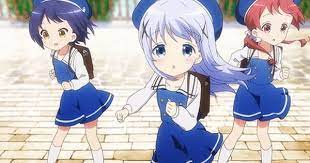 Left And Right Gochuumon Wa Usagi Desu Ka Http Ift Tt 2aghssq Gochumon Wa Usagi Desu Ka Japanese Animation Anime Films