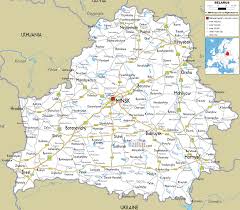 Map of belarus, satellite view. Detailed Clear Large Road Map Of Belarus Ezilon Maps