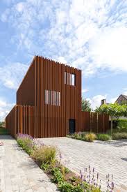 Facade De La Maison Acier Corten Avec Acces Dmoa Photo N 79 Domozoom Architecture De Facade Acier Corten Facade Maison