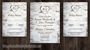 Birch Tree Bark Wedding Invitations Tree Wedding Invitations Birch Tree Wedding Invitations Wedding Invitations Rustic
