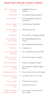 This Meeting Jargon Cheat Sheet Is Too Real Also Too Funny Business Quotes Funny Love Message For Him Meetings Humor