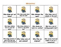 A lot of individuals admittedly had a hard t. Wh Question Minions Wh Questions Minions Wh Questions Activities