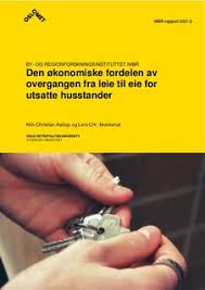 Det brukes noe ulike navn: Oda Open Digital Archive Den Okonomiske Fordelen Av Overgangen Fra Leie Til Eie For Utsatte Husstander
