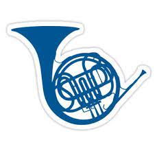 Blue French Horn Sticker By Joeyblusky French Horn Horns Stickers