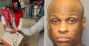 A group of subway riders beat a man who appeared to grab a random woman