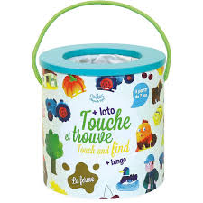 Jeu Touche Et Trouve Loto La Ferme En Bois Ecologique Vert Imaginaire In 2020 Bingo Compost Bin Vilac