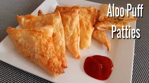 Aloo Puff Patties Recipe Potato Puff Pastries By Delhi Cookbook Youtube