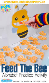 Check out this list of great resources for the best kindergarten games online. Feed The Bee Alphabet Beginning Sounds Activity For Preschool And Kindergarten Miniature Masterminds