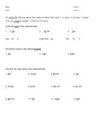 Use them to practice and improve your mathematical skills. Go Math Grade 4 Lesson 1 4 Worksheet By Ms Barnabys Store Tpt