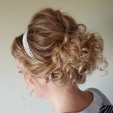 An omg hairdo that looks like a braid but it is actually a half updo because the girl has tightly curled her down hair. 29 Easy Cute Updos For Curly In Trending In 2021