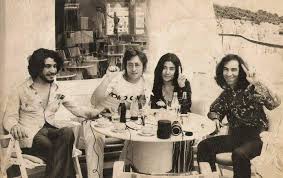 Famous People Together John Lennon Beatles Rock Muzik