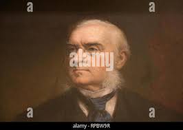 Robert Lenox Kennedy (1822-87). Portrait by Daniel Huntington (1816-1906).  Oil