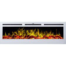 Modern electric fireplaces feature realistic flames that have been able to simulate the charm of robust crackling flames in amazing fashion. Aflamo Majestic 50 White Electric Insert Fireplace Good Price To Buy Electric Fireplaces In An Apartment House And Any Room At A Good Price Heatbaltic Eu An Alternative To Traditional Fireplaces