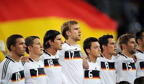 The germany players celebrate a goal against iceland. Sap And Germany Make A Big Data Team At The World Cup