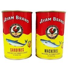 Ayambrand has become a household name in asia for quality food products, particularly canned fish, fruits milk and backed beans, thanks to its continuous commitment to quality, affordability, price stability and value to the community which still stands today, after ikan sarden dalam saos tomat 155g. Sardin Ayam Brand Sardin Mackerel 155g 230g Shopee Malaysia