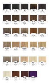 Hair Color Chart Numbers Colors Simplyhair Colourchart Mini