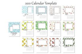 It helps you in planning upcoming days, weeks, and months. 2021 Photo Calendar Template Printable Editable Calendar Monthly Wal By Svitlana Yanyeva Thehungryjpeg Com