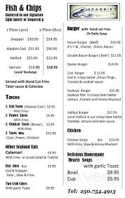 · fish tacos aren't complete without fish taco sauce! Seadrift Fishmarket Eatery Menu In Nanaimo British Columbia Canada