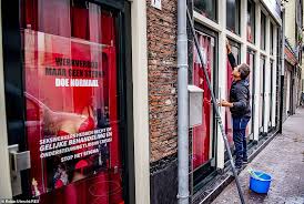 Street prostitution is illegal in the for years the red light district was a rough place to visit but after the legalisation of prostitution in 2000, the efforts of authorities have ensured that it has. Coronavirus Amsterdam Red Light District To Reopen On 1 June Daily Mail Online