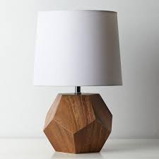 Catalog Spree Table Lamp Wood Geometric Lamp Wooden Lamp