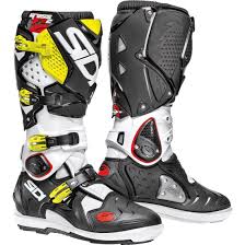 Sidi Crossfire 2 Srs White Black Yellow Fluo Boots