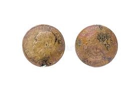 Rare document plaque cuivre gravée monnaies romaines pour ouvrage numismatique. Vieille Cambodge Piece De Monnaie Rare De 1860 Photo Stock Image Du Coins Grec 86249708