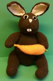 Knitted Rabbit Based On Susie Johns Pattern Knitted Pets Orgu Oyuncak