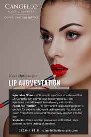 Trusted experience, expert advice and a personal approach to plastic surgery in sydney. Lip Fillers New York Lip Augmentation Cangello Plastic Surgery