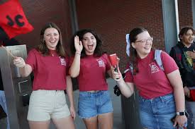 🙌 It has been a great first day of school! We saw lots of happy faces this  morning when students were reunited 🥰 with teachers and staff at their  schools. We're thrilled