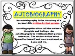 biography autobiography english posters anchor charts