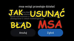 Wciąż przestaje działać taki komunikat mam po uruchomieniu kilku aplikacji. Jak Usunac Blad Msa Msa Wciaz Przestaje Dzialac Rozwiazanie How To Fix The Problem Msa Solution Youtube