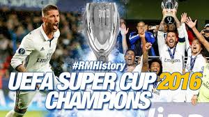 Uefa.com est le site officiel de l'uefa, l'union européenne des associations de football, et l'instance dirigeante du football en europe. Uefa Super Cup 2016 Real Madrid 3 2 Sevilla Asensio Golazo Ramos Rescues Carvajal Winner Youtube