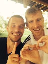 The only active player close to morgan in any of. Lukas Podolski Com On Twitter 100 Caps For Germany Congrats To The Bfg Dfb Germany Gergha Bfg Poldi Aha Selfie 100 Friends Afc Http T Co Pudpzxqfnz