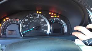 If the check engine light on your 2012 camry is intermittent, try to take note of the conditions when this happens. Reset Oil Maintenance Light 2012 To 2013 Toyota Camry Youtube