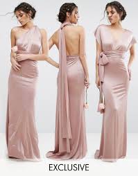 Vintage Bridesmaid Dresses Mothers Dresses In 2020 Multiway Bridesmaid Dress Evening Dress Fashion Blush Evening Dress