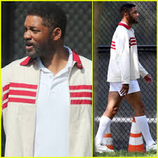 King richard is an upcoming american biographical drama film directed by reinaldo marcus green and written by zach baylin. Will Smith Wears Short Shorts While Filming King Richard Biopic In L A King Richard Will Smith Just Jared