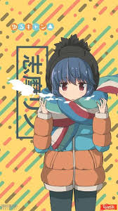Shima Rin Yuru Camp Wallpaper Gadis Anime Kawaii Seni Anime Animasi