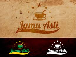 Logo sederhana, modern, dan berbuansa tradiosional Sribu Desain Logo Logo Produk Minuman Jamu Asli