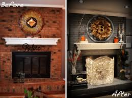Other stone used in a fireplace, such as lava rock, can also benefit with a coat of paint. Brick Fireplace Remodel Before And After Fireplace Design Ideas