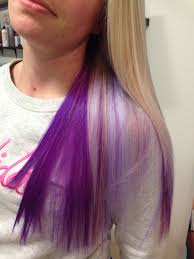 Love My Purple Hair Blonde On Top An Purple Underneath Created By Laniezerna Best Hairdresse Purple Hair Tips Purple Underneath Hair Underlights Hair