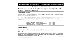 The new jersey division on civil rights enforces the nj family leave act and u.s. New Jersey Unemployment Compensation And Temporary