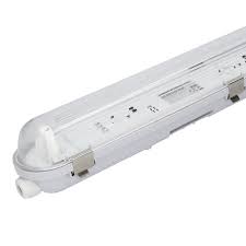 1.39 lbs • easy to install with mounting clips the light fixture has two spring clips that fit through the mounting hole, then flip down and pull the light into position. Led Waterproof Fixture Ip65 120cm Stainless Steel Clips 1x18w Linkable