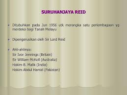 Suruhanjaya reid diketuai oleh lord william reid apakah tujuan perlembagaan ? Tajuk 2 Perjuangan Mencapai Kemerdekaan Ppt Download